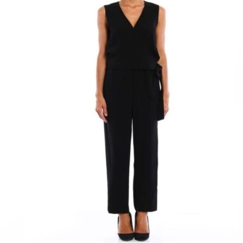 Theory Sleeveless Alvmie Admiral Crepe Light Jumpsuit
